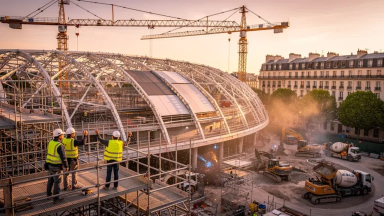 Le chantier Roland Garros