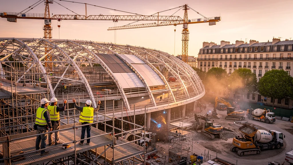Le chantier Roland Garros
