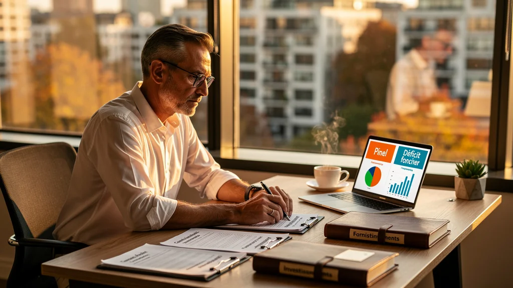 Homme réfléchissant entre dispositif Pinel et déficit foncier pour son investissement immobilier