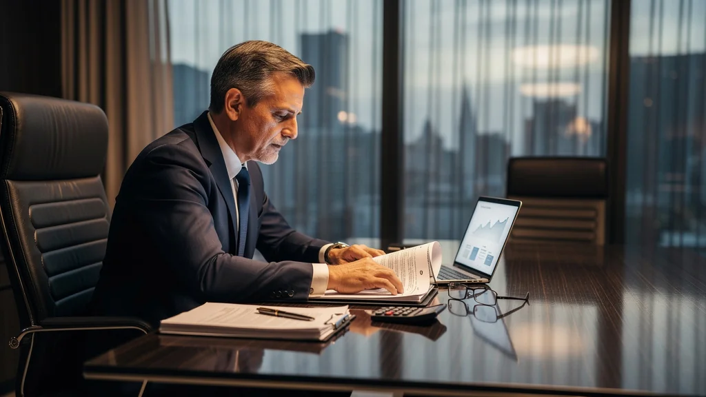 Gestion directe ou déléguer la première acquisition : décision stratégique d’un entrepreneur en bureau