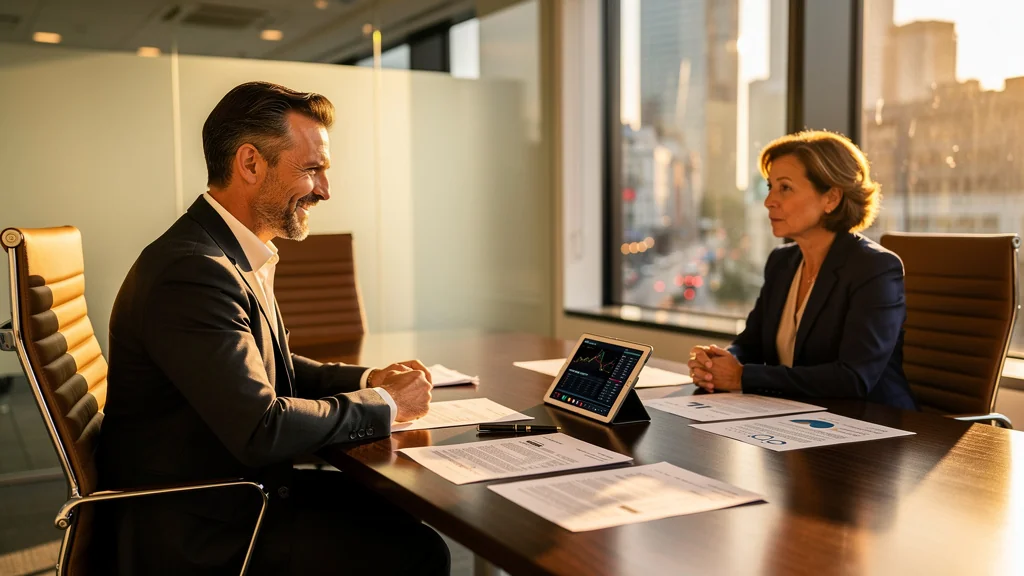 Négociation réussie avec réduction de 0,35 point sur le taux, ambiance professionnelle et réaliste