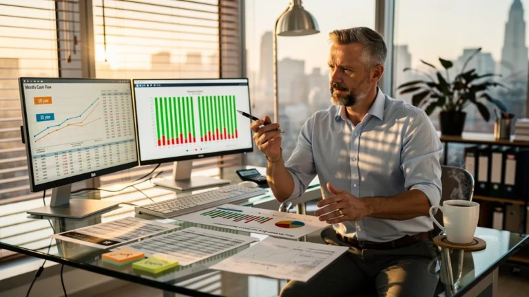Comparaison hyper-réaliste de deux durées de prêt et leur impact sur le cash-flow financier
